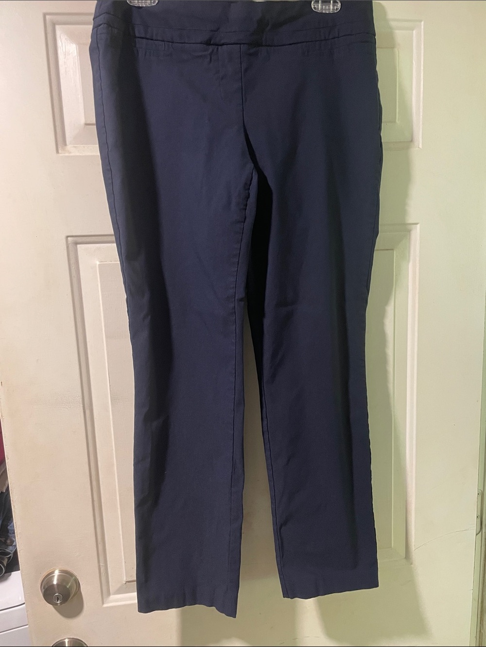 Women’s Navy Dress Pants - Classic Straight Fit